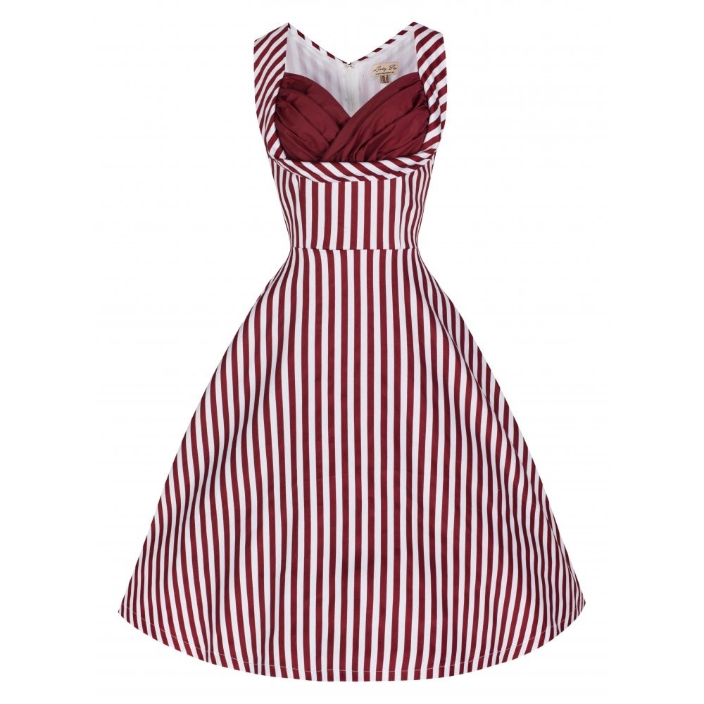 Pinup Ophelia Candy Stripe Dress
